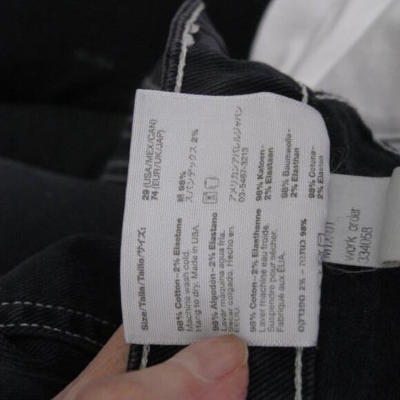 American Apparel High-Waisted Denim Shorts 29 - Picture 7 of 8